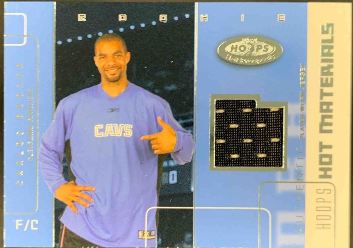Carlos Boozer #HM-CB 2002-03 Hoops Hot Prospects Basketball Hot Materials
