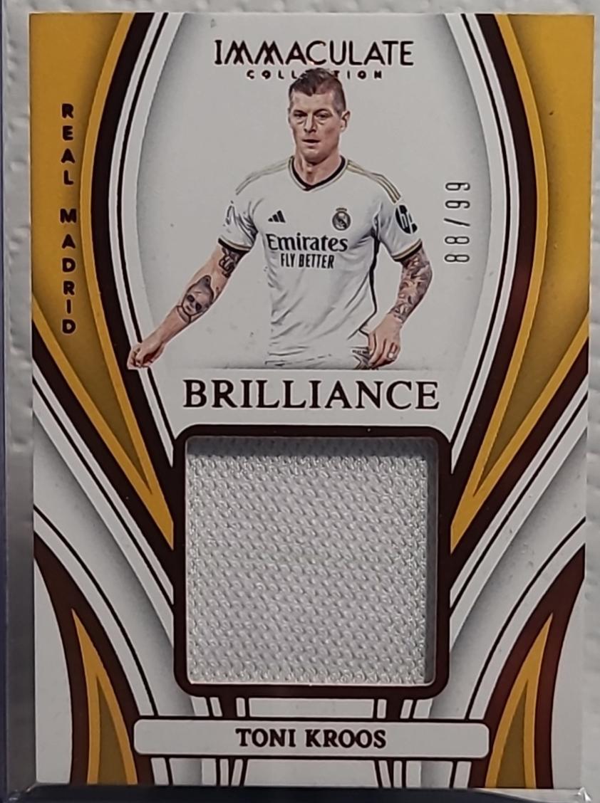 Toni Kroos #6 Soccer Cards 2023 Panini Immaculate Brilliance