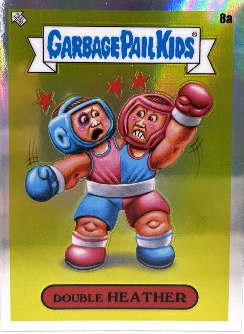 Double Heather #8a 2024 Garbage Pail Kids Chrome Contests of Losers