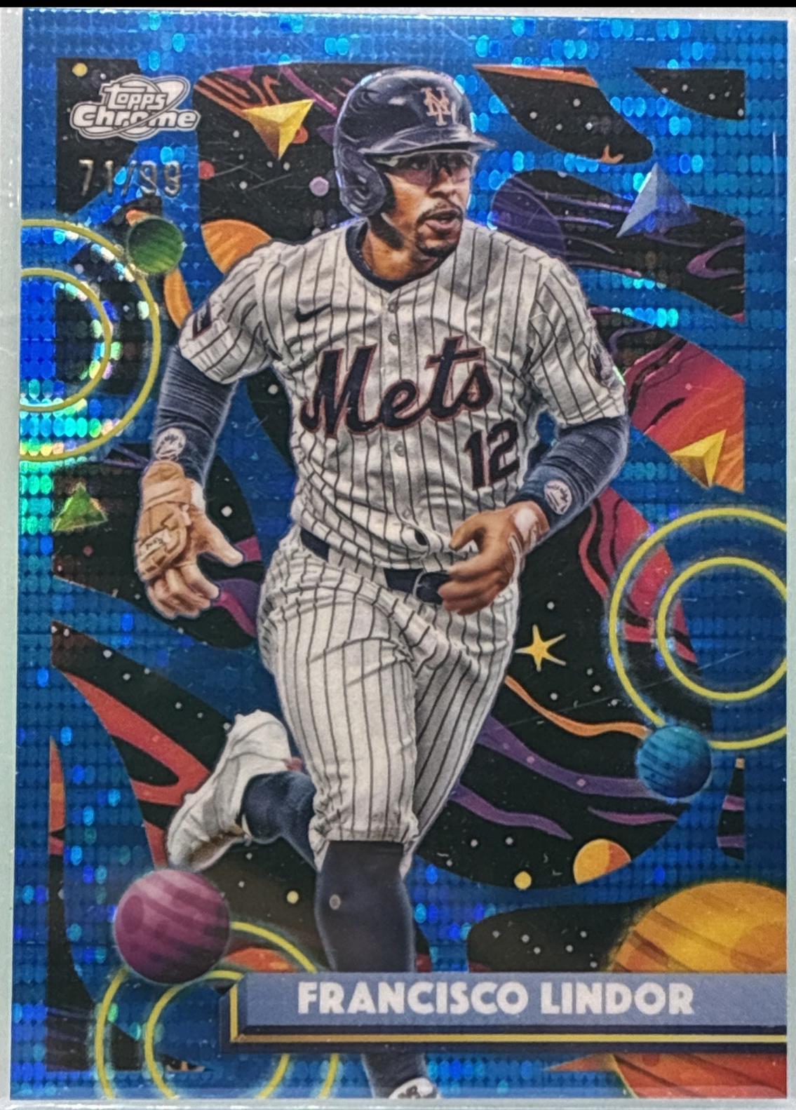Francisco Lindor [Blue Moon Refractor] #106