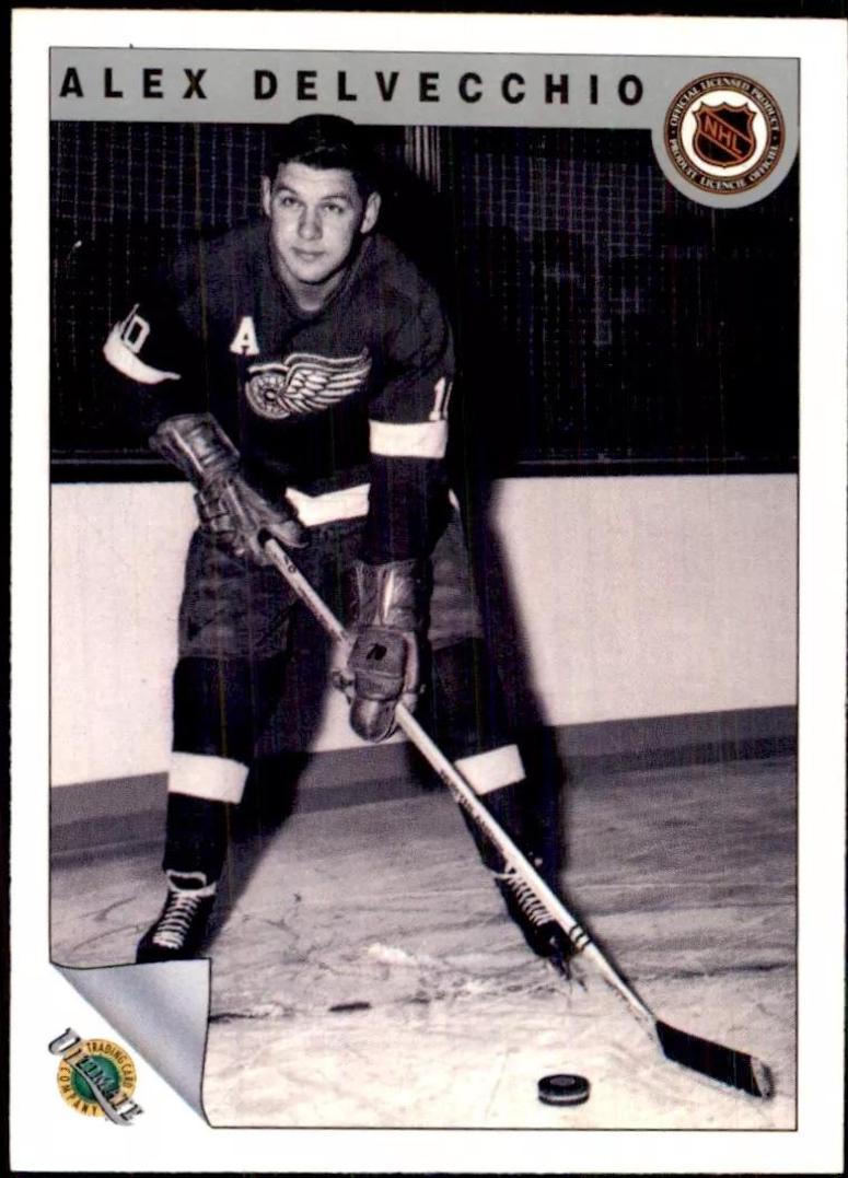 Alex Delvecchio #68 1991 Ultimate Original Six Hockey