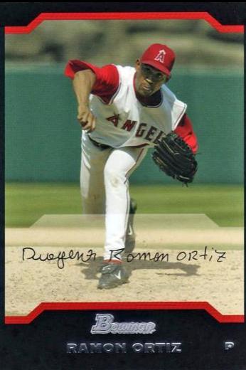 Ramon Ortiz #98 Baseball Cards 2004 Bowman