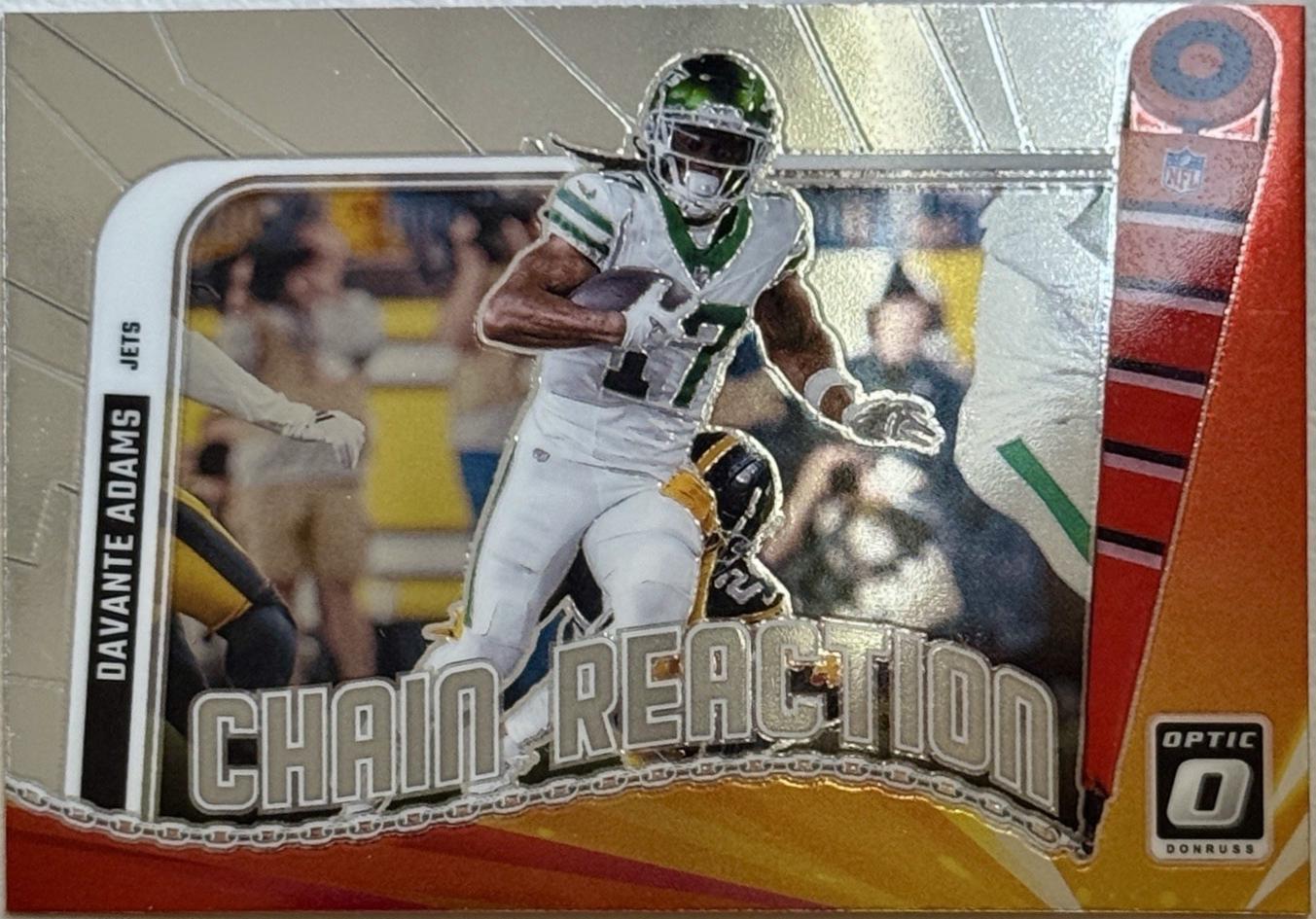 Davante Adams #8 Football Cards 2024 Panini Donruss Optic Chain Reaction