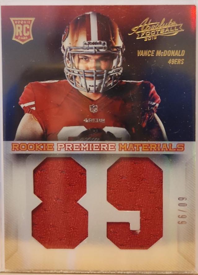 Vance McDonald [Rookie Premiere Materials Jumbo] #239