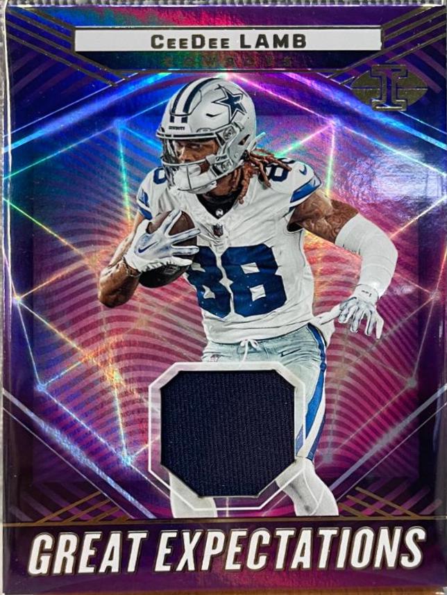 CeeDee Lamb #GE-CLA Football Cards 2023 Panini Illusions Great Expectations