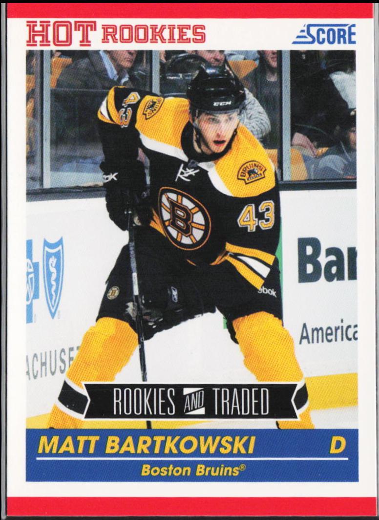 Matt Bartkowski #654 Hockey Cards 2010 Panini Score