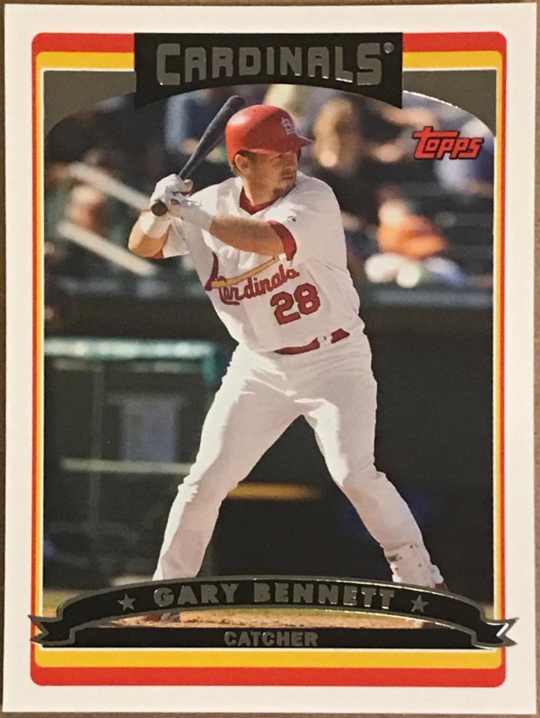 Gary Bennett #UH102 Baseball Cards 2006 Topps Updates & Highlights