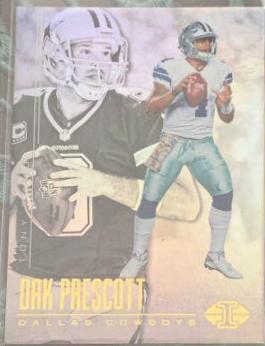 Dak Prescott, Tony Romo #1 Football Cards 2017 Panini Illusions
