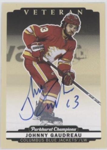 Johnny Gaudreau #245 2022 Parkhurst Champions Autograph Hockey