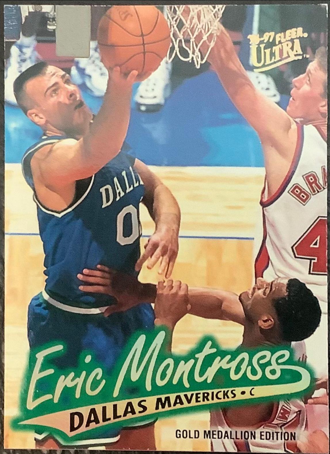 Eric Montross #G-172 Basketball Cards 1996 Ultra Gold Medallion
