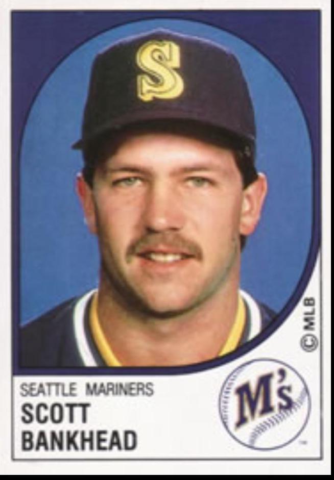 Scott Bankhead #180 Baseball Cards 1988 Panini Stickers