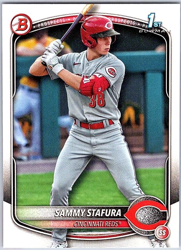 Sammy Stafura #BP-100 Baseball Cards 2025 Bowman Prospects