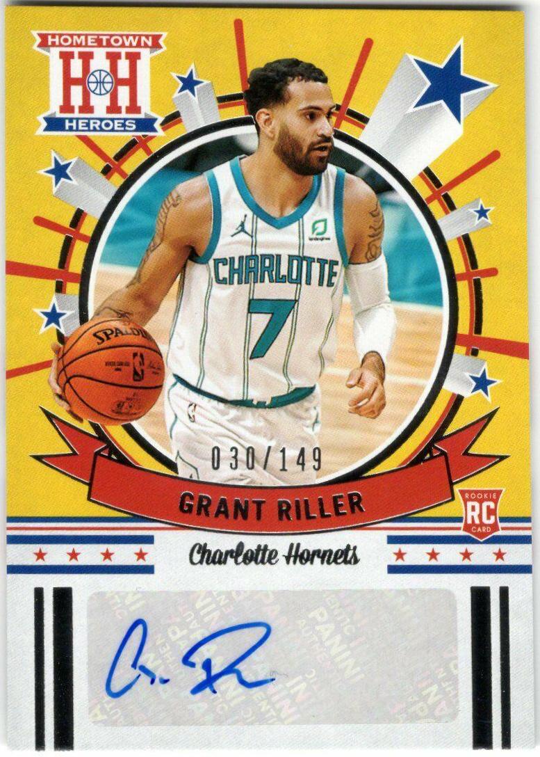 Grant Riller #HH-GRL Basketball Cards 2020 Panini Chronicles Hometown Heroes Rookie Autographs