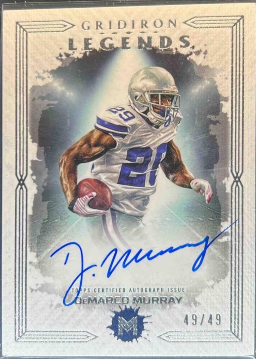 DeMarco Murray #GIL-DEM 2023 Topps Motif Gridiron Legends Signature Football