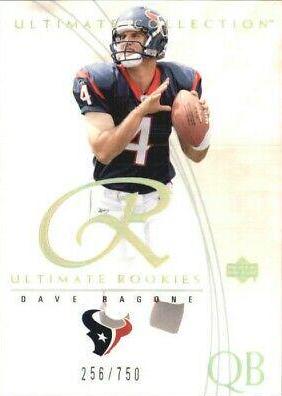 Dave Ragone #56 2003 Ultimate Collection Football