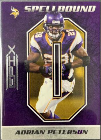 Adrian Peterson #2 Football Cards 2010 Panini Epix Spellbound