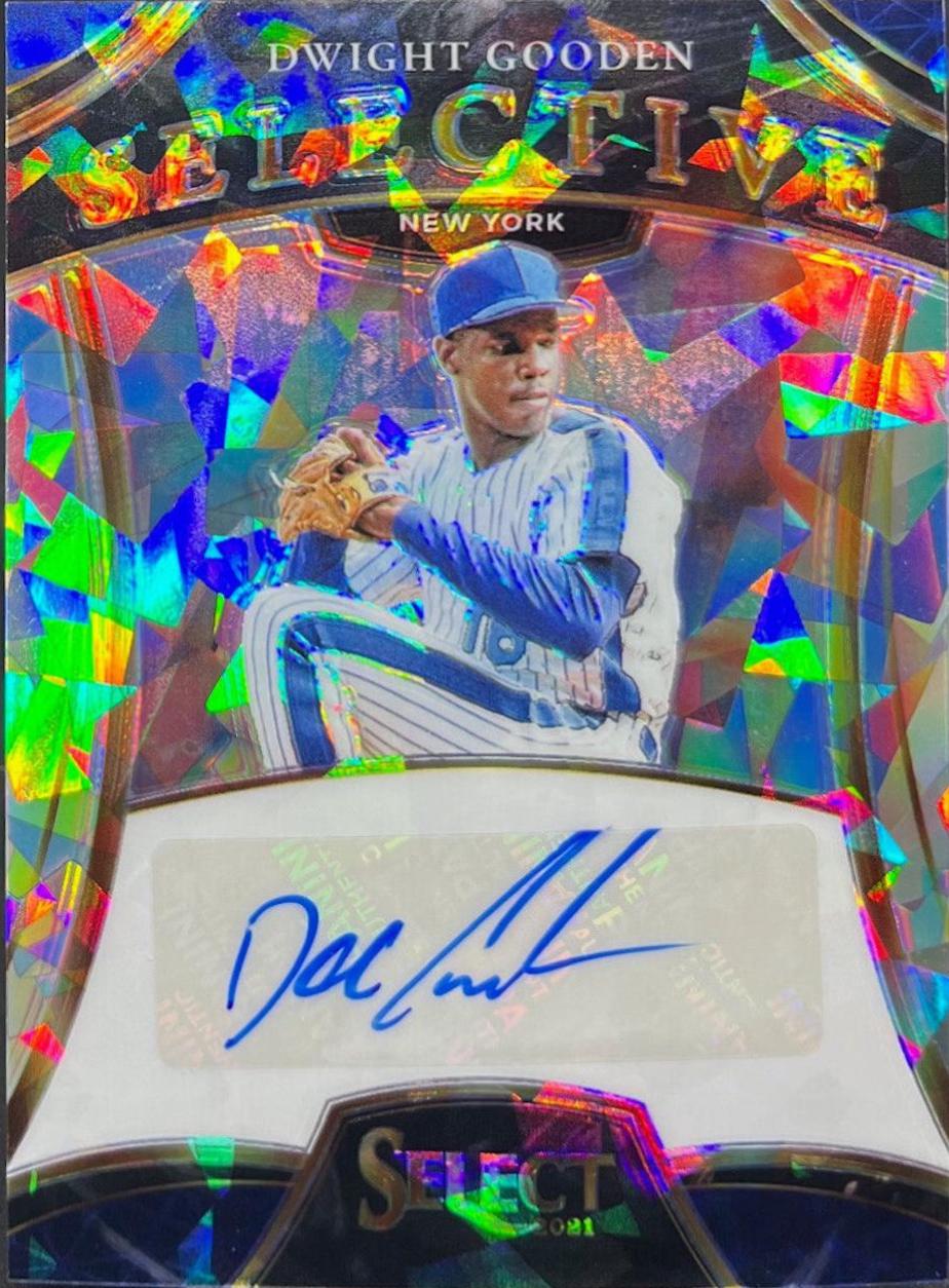 Dwight Gooden #ss-dg Baseball Cards 2021 Panini Select Selective Signatures