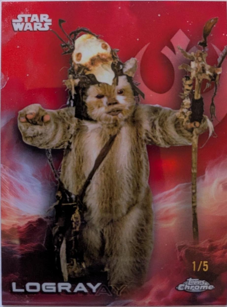Logray [Red] #81 Prices | Star Wars 2025 Topps Chrome | Star Wars Cards
