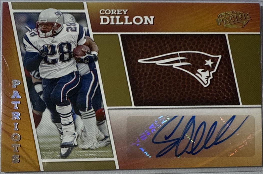 Corey Dillon #PP-CDN Football Cards 2024 Panini Encore Pacific Penmanship