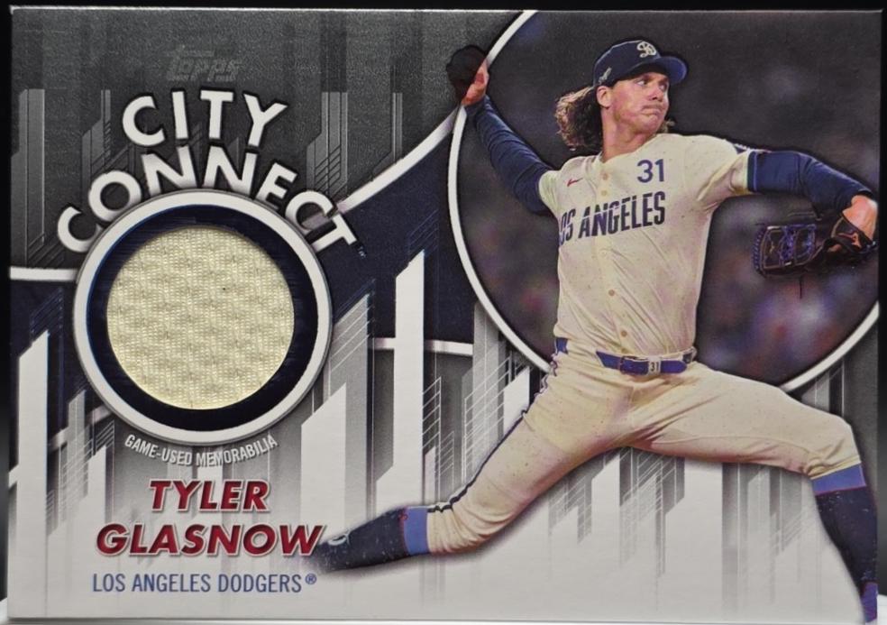 Tyler Glasnow #CC2-TG 2026 Topps Series 2 City Connect Swatch Baseball
