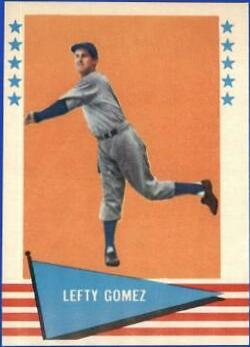 Lefty Gomez #34 Baseball Cards 1961 Fleer