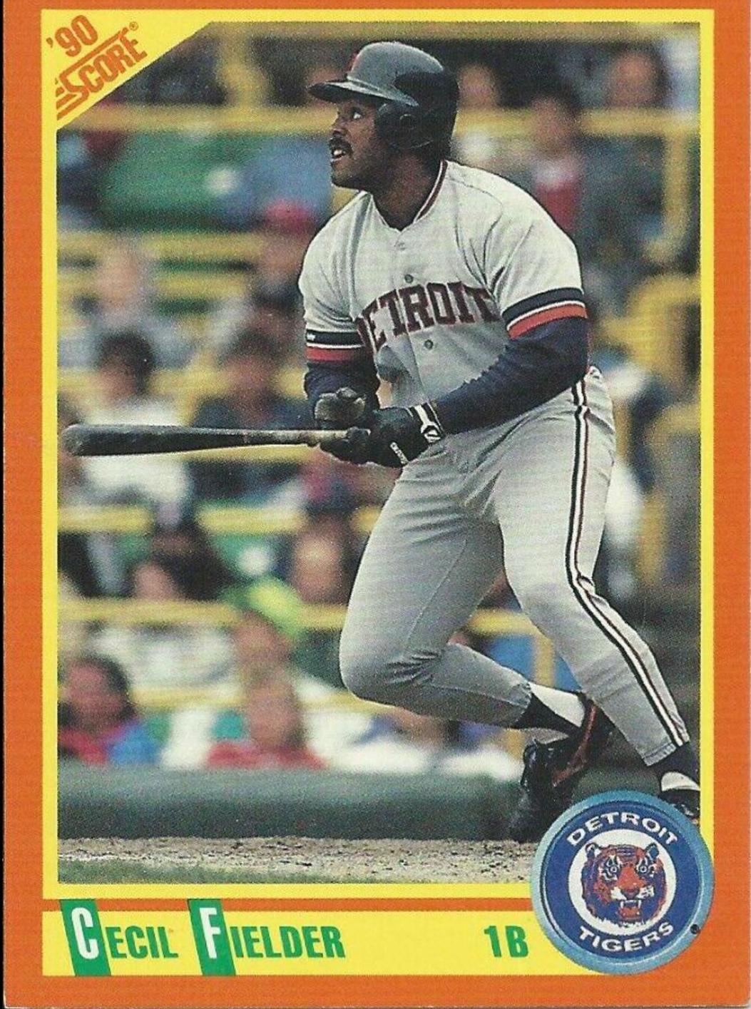 Cecil Fielder #9T 1990 Score Traded Baseball