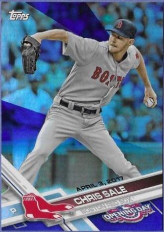 Chris Sale [Rainbow Blue Foil] #116