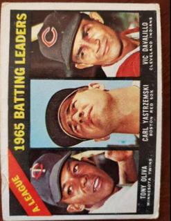 American League 1965 Batting Leaders