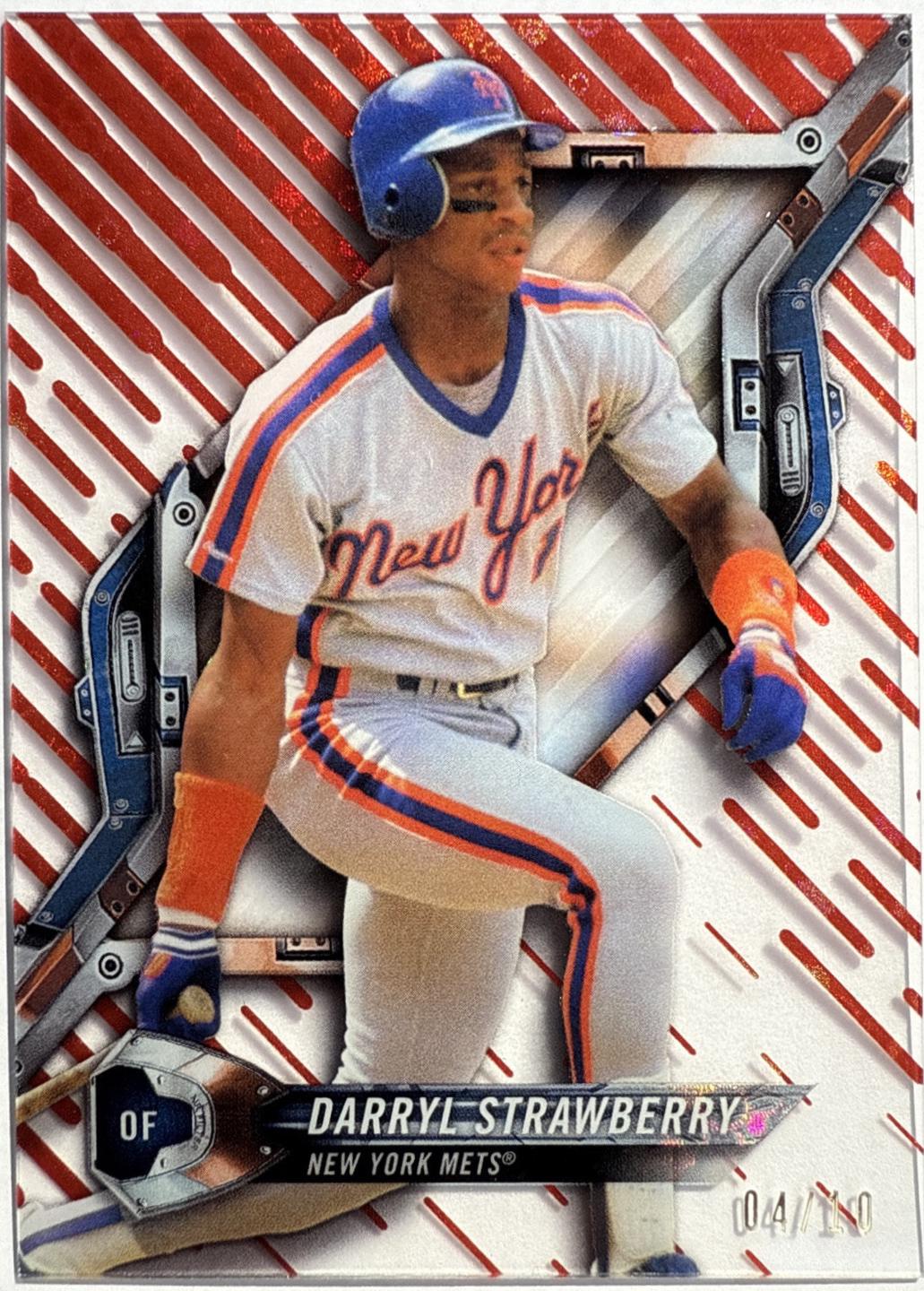Darryl Strawberry [Galactic Diffractor Red] #HT-DST