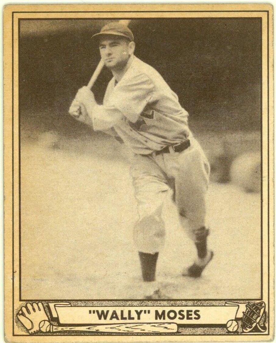 Wally Moses #26 Baseball Cards 1940 Play Ball