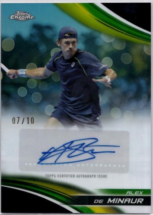 Alex de Minaur [Black Refractor] #CA-ADM