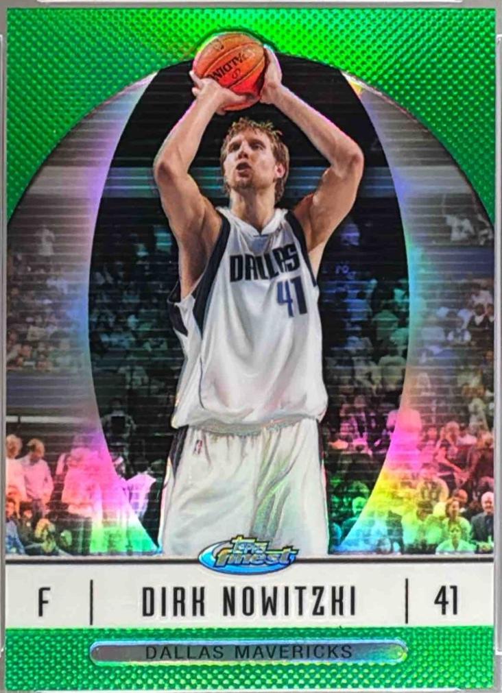 Dirk Nowitzki [Green Refractor] #12