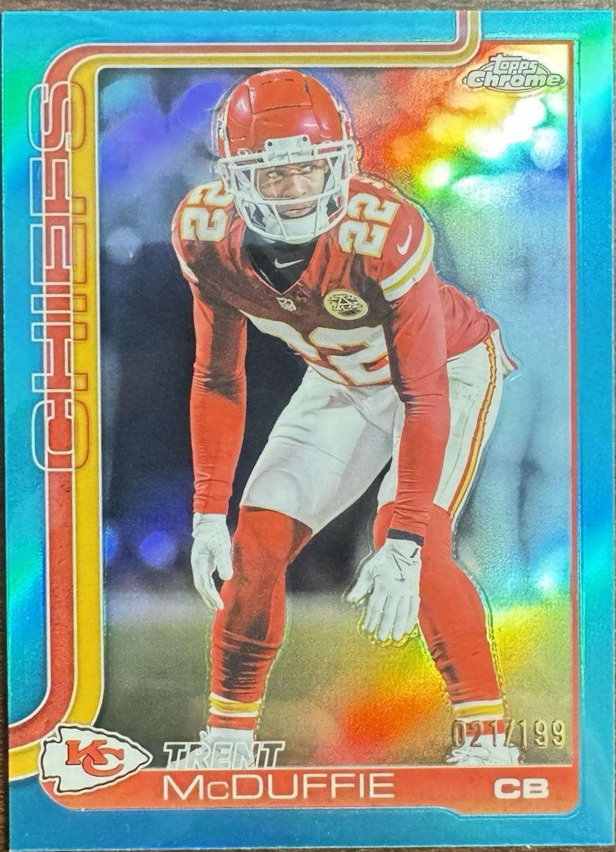 Trent McDuffie [Aqua Refractor] #154