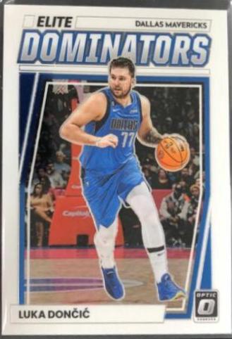 Luka Doncic #4 Basketball Cards 2022 Panini Donruss Optic Elite Dominators