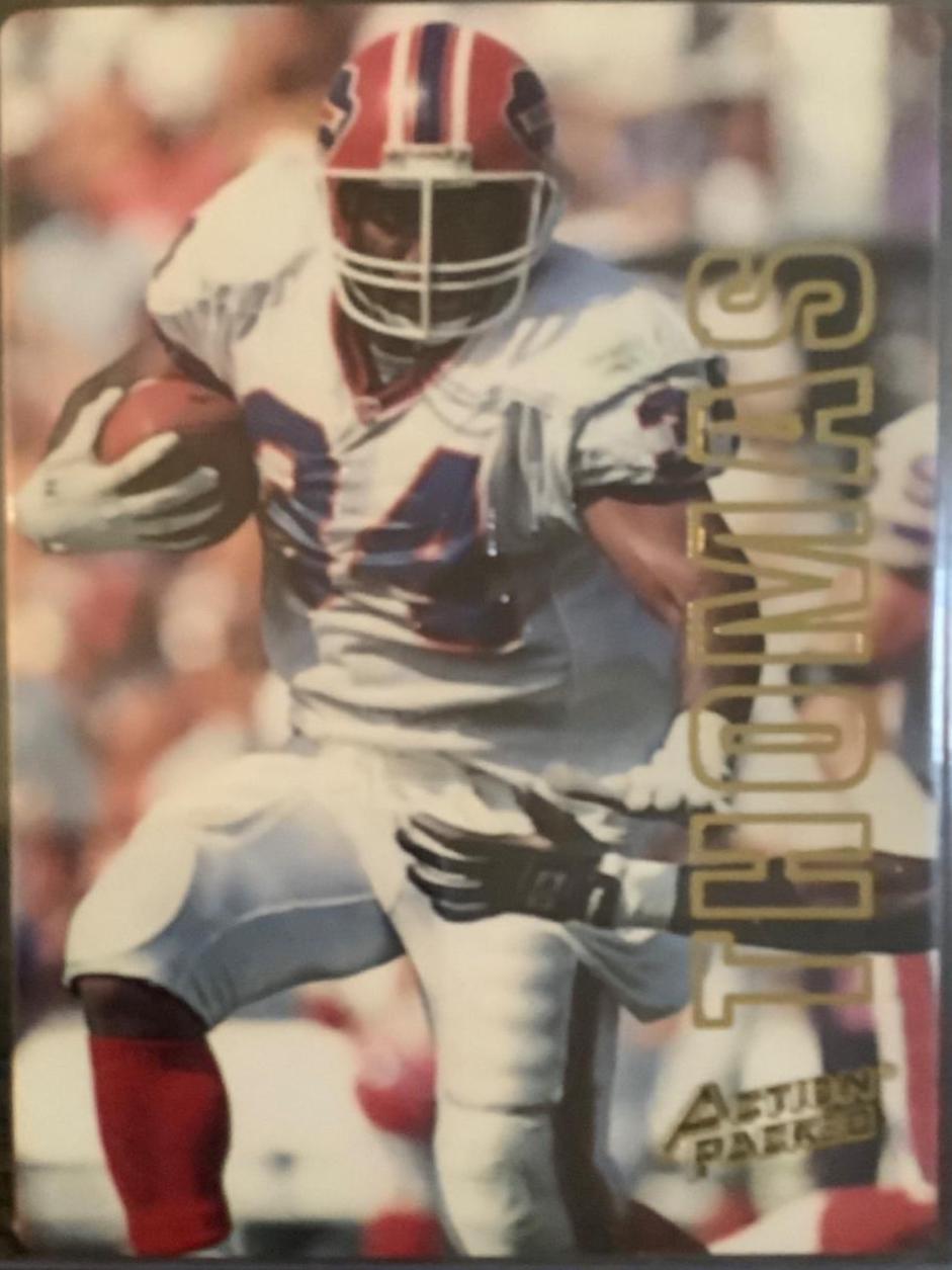 Thurman Thomas #FB2 Football Cards 1993 Action Packed Prototypes