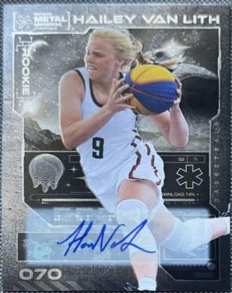 Hailey Van Lith #70 2023 Skybox Metal Universe Champions Basketball