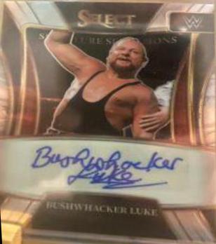 Bushwhacker Luke #SN-BWL Wrestling Cards 2022 Panini Select WWE Signature Selections