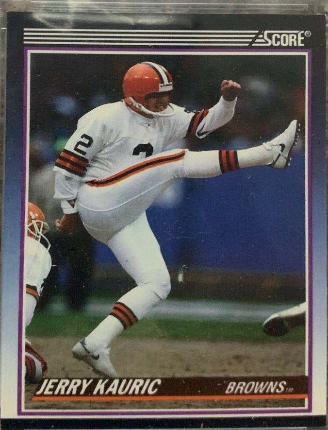 Jerry Kauric #2T Football Cards 1990 Panini Score Supplemental