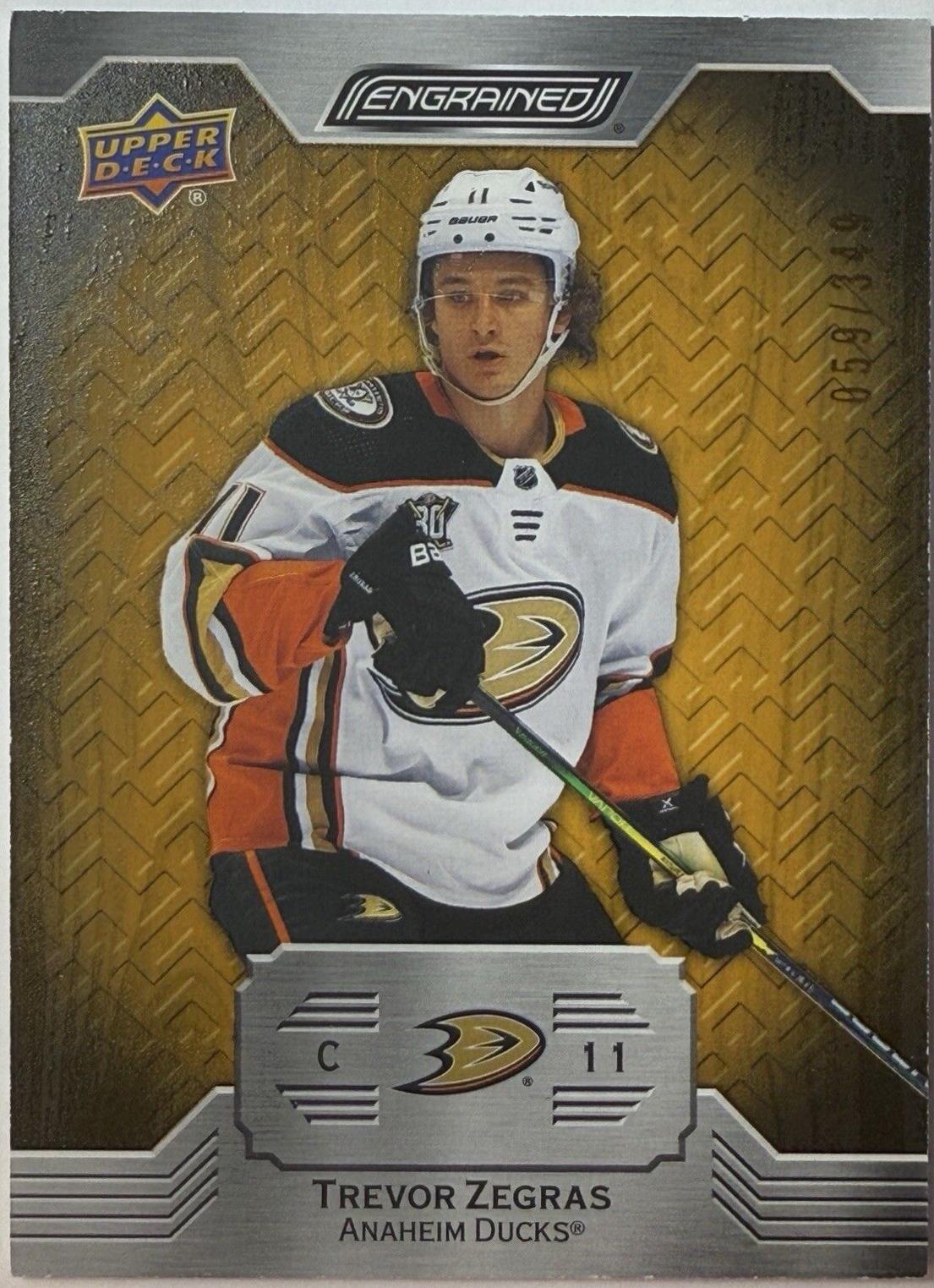 Trevor Zegras #23 2023-24 Upper Deck Engrained Hockey