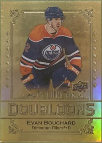 Evan Bouchard #DB-52 Hockey Cards 2024 Upper Deck Allure Doubloons