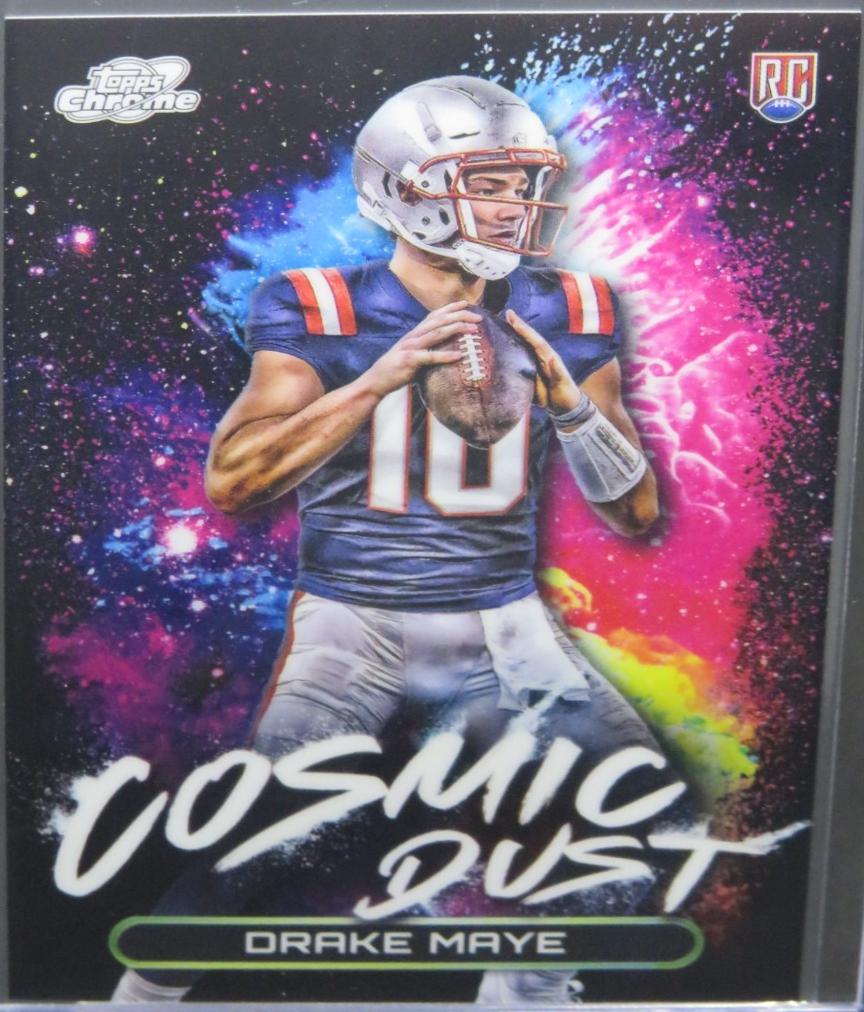 Drake Maye #CD-3 Football Cards 2024 Topps Cosmic Chrome Dust