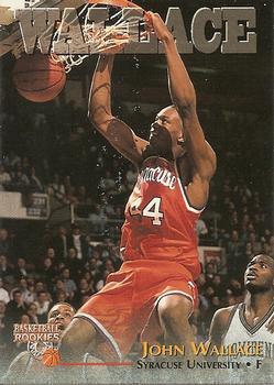 John Wallace #8 Basketball Cards 1996 Score Board Basketball Rookies