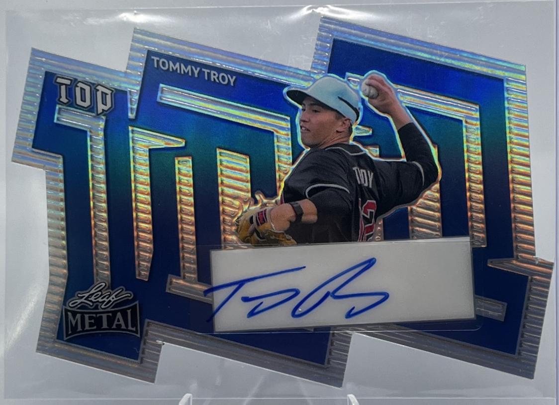 Tommy Troy #T-TT1 2024 Leaf Metal Baseball Top 100