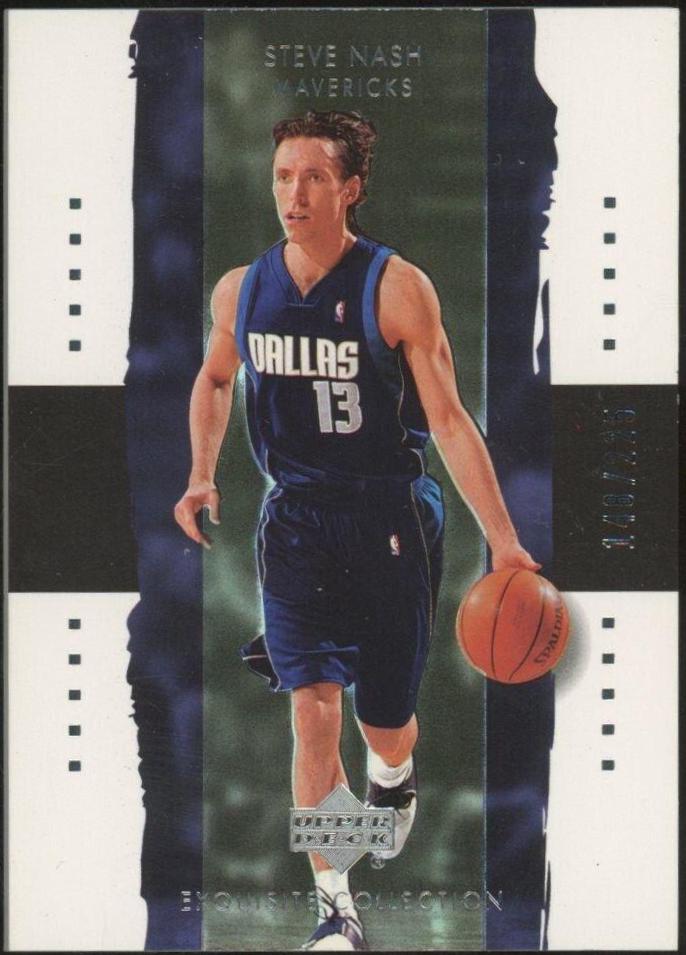 Steve Nash #7 Basketball Cards 2003 UD Exquisite Collection