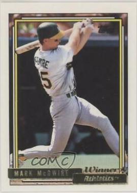 1992 Mark McGwire [Winner] #450