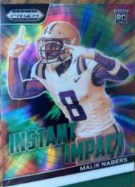 2024 Panini Prizm Draft Picks Instant Impact Malik Nabers [Green] #II-MN card
