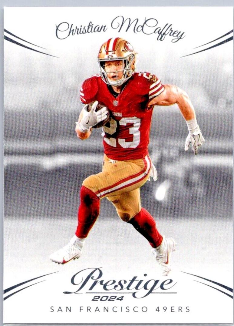 Christian McCaffrey #260 Football Cards 2024 Panini Prestige