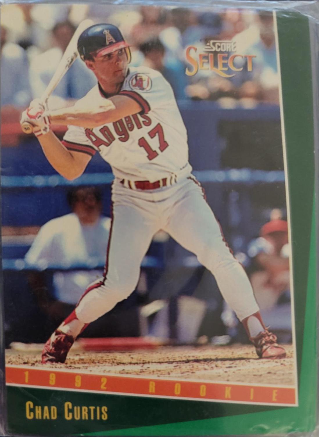 Chad Curtis #290 Baseball Cards 1993 Score Select
