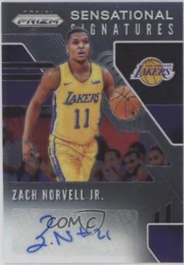 Zach Norvell Jr. #SS-ZNJ 2019-20 Panini Prizm Basketball Sensational Signatures