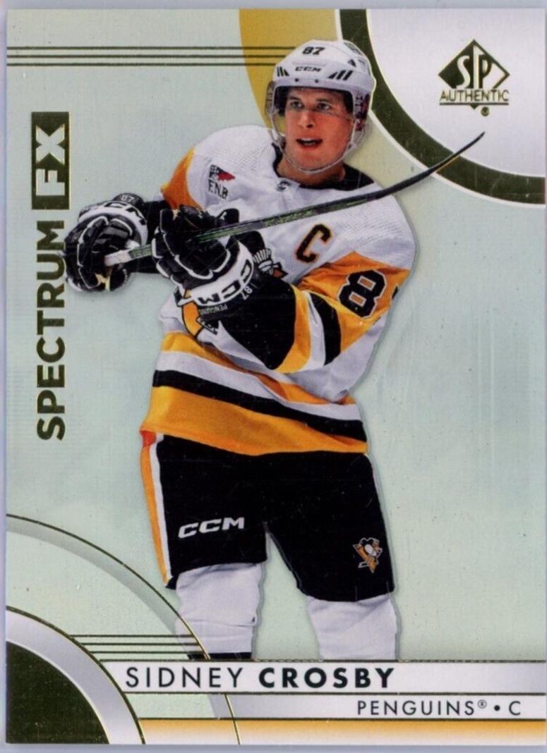 Sidney Crosby #S-40 2023-24 SP Authentic Hockey Spectrum FX